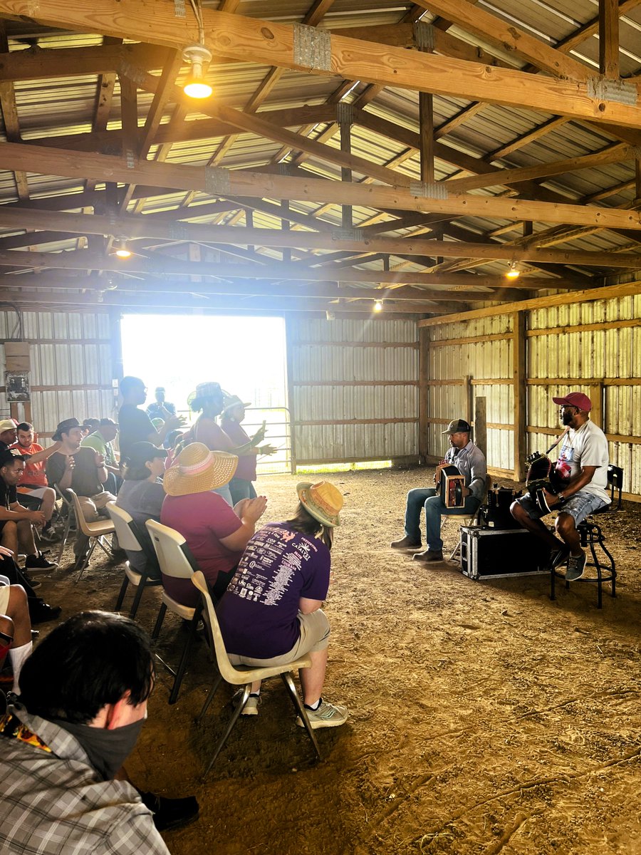 Arcofacadiana1's tweet image. HUGE thank you to Wayne Singleton &amp;amp; Same Ol' 2 Step for welcoming our St. Landry Day Program to their farm in Opelousas for a live Zydeco concert. Everyone had such a great time enjoying the music and the experience!🧡🎶

#ArcOfAcadiana #AchieveWithUs #DayProgram