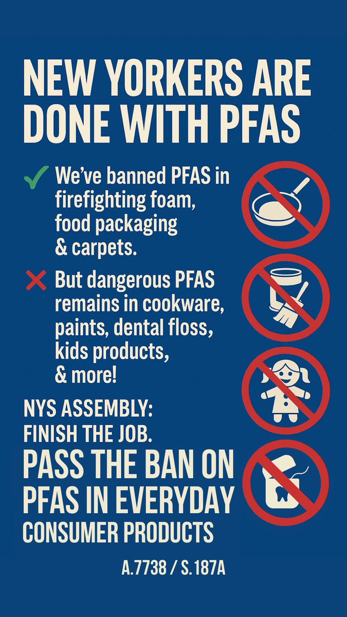 Citizens Campaign for the Environment (@citizensenviro) on Twitter photo It’s no surprise 98% of Americans have #PFAS in their blood given it’s unnecessarily added to so many of the products we use daily. Dental floss, cookware, kids products, & more all contain PFAS. NY Assembly: pass the Ban on PFAS in Consumer Products #ForeverChemicals <a href="/PFASfreeNY/">PFAS Free NY</a> It’s no surprise 98% of Americans have #PFAS in their blood given it’s unnecessarily added to so many of the products we use daily. Dental floss, cookware, kids products, & more all contain PFAS. NY Assembly: pass the Ban on PFAS in Consumer Products #ForeverChemicals <a href="/PFASfreeNY/">PFAS Free NY</a>
