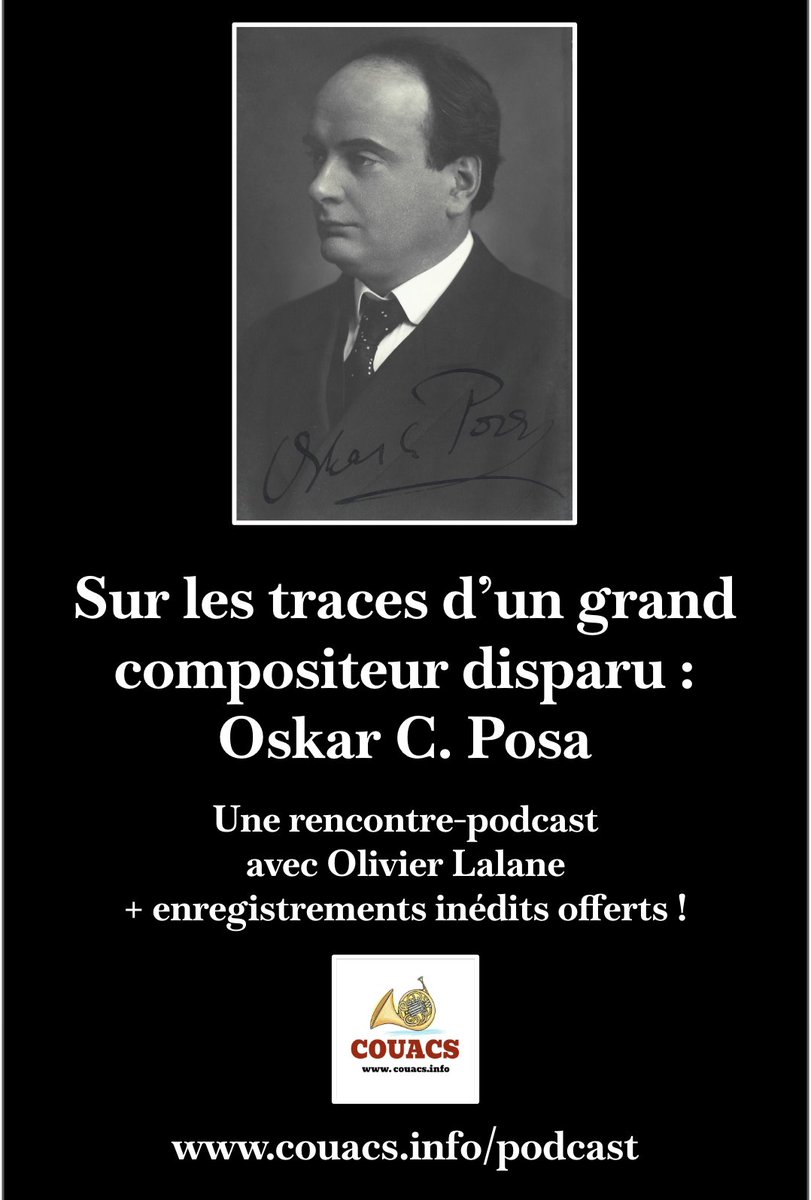 ▀▄▀▄▀▄🅆🅆🅆.𝐂𝐎𝐔𝐀𝐂𝐒.𝐈𝐍𝐅𝐎▀▄▀▄▀▄ (@couacsi) on Twitter photo Découverte d’un grand compositeur oublié. Couacs Info a dialogué avec <a href="/OlivierLalane/">Olivier Lalane</a> qui raconte son étonnante enquête et ses découvertes biographiques et musicales. En cadeau, trois inédits de Oscar C. Posa, à découvrir ! <a href="/FlaneriesReims/">Flâneries Musicales de Reims</a>
bit.ly/4n3wZ5s Découverte d’un grand compositeur oublié. Couacs Info a dialogué avec <a href="/OlivierLalane/">Olivier Lalane</a> qui raconte son étonnante enquête et ses découvertes biographiques et musicales. En cadeau, trois inédits de Oscar C. Posa, à découvrir ! <a href="/FlaneriesReims/">Flâneries Musicales de Reims</a>
bit.ly/4n3wZ5s
