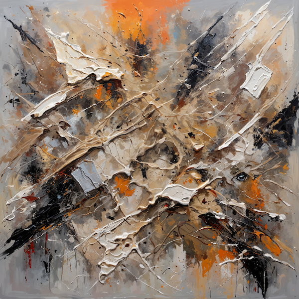 NFT Collection "Opening Lines" by <a href="/talking__robot/">talkingrobot</a> receives an Honorable Mention for his dedication to pushing artistic boundaries, demonstrating a fearless spirit of experimentation and growth!

"An abstract interpretation of famous book opening lines."

#NFTCommunity