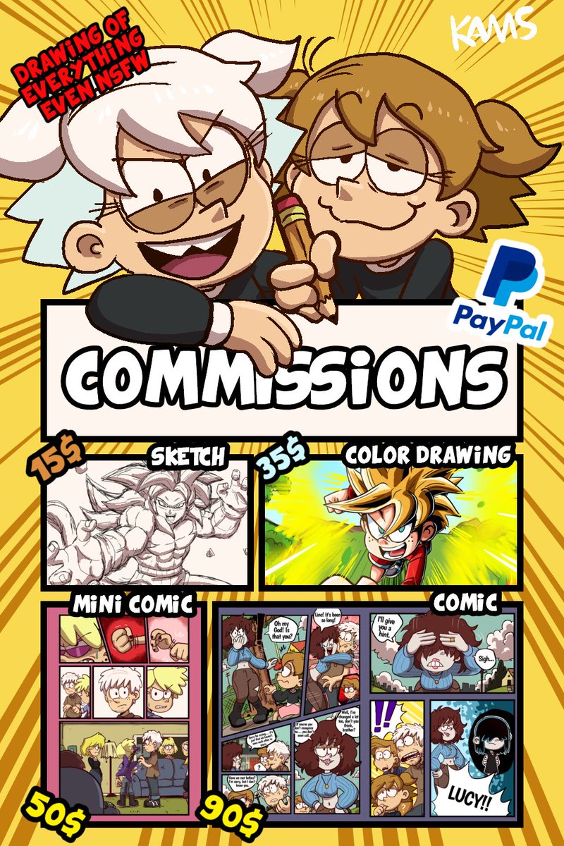KamS_Volumen3 Commissions Open tweet media