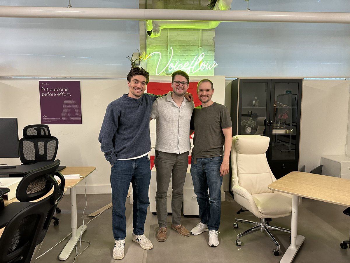 Great to have <a href="/wadefoster/">Wade Foster</a> in the Voiceflow office today! ⚡️