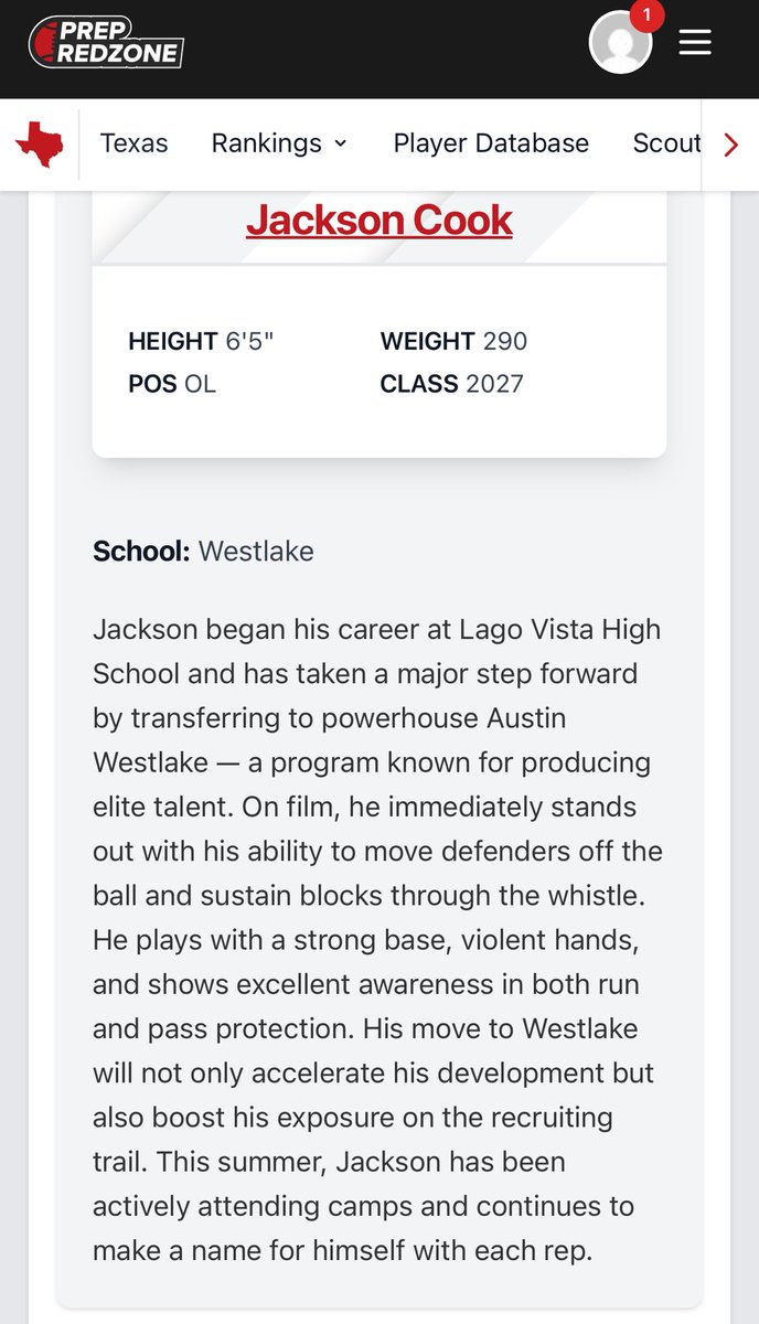 Jackson Cook (@jdc2027) on Twitter photo Line of Duty: Austin’s 2027 OL Ready for the Spotlight prepredzone.com/2025/06/line-o…
<a href="/WLChapFootball/">Westlake Football</a> <a href="/Westlake_Nation/">WestlakeNation</a> <a href="/CoachTSalazar/">Tony Salazar</a> <a href="/CoachRosch/">John Rosch</a> <a href="/CoachJLuke/">Coach Jon Luke</a> Line of Duty: Austin’s 2027 OL Ready for the Spotlight prepredzone.com/2025/06/line-o…
<a href="/WLChapFootball/">Westlake Football</a> <a href="/Westlake_Nation/">WestlakeNation</a> <a href="/CoachTSalazar/">Tony Salazar</a> <a href="/CoachRosch/">John Rosch</a> <a href="/CoachJLuke/">Coach Jon Luke</a>