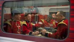 TOPXNews's tweet image. 🇬🇧 The Coldstream Guards proudly celebrate their 375th anniversary! 🎉 This historic regiment returns to Berwick, its birthplace, to honor a legacy of service and commitment. Join us in commemorating this remarkable milestone! #ColdstreamGuards #375YearsStrong #Tradition 📜👣