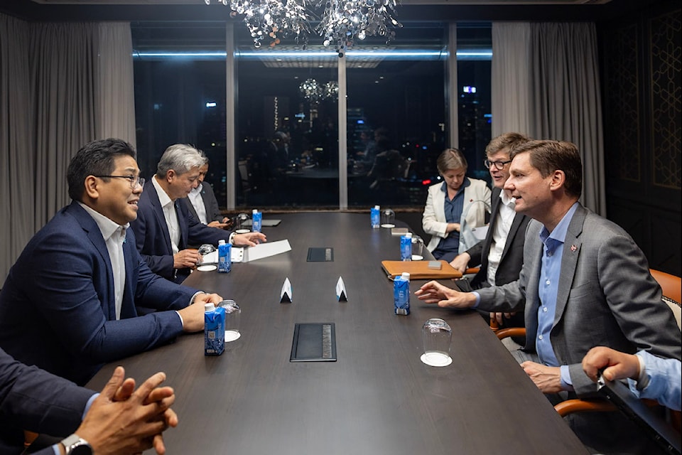 BC Premier <a href="/Dave_Eby/">David Eby</a>, in South Korea, backs #PRGT gas pipeline to #KsiLisimsLNG, and #LNG sales to Asia:  And: ‘We're not in the business of turning away investments.’  ow.ly/3BaM50W7txz <a href="/AbbyNews/">Abbotsford News</a> #bcpoli #LNGinBC #fnpoli