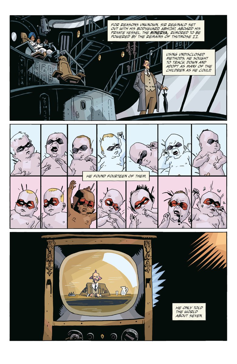 "The Umbrella Academy: Plan B is a brilliant return for the cult favorite series."--<a href="/comicsbeat/">The Beat</a>  

Review: bit.ly/4kFBr8O

The acclaimed comic series from Gerard Way, Gabriel Bá, Dave Stewart and Nate Piekos returns this week with a brand new arc. Issue #1 is now