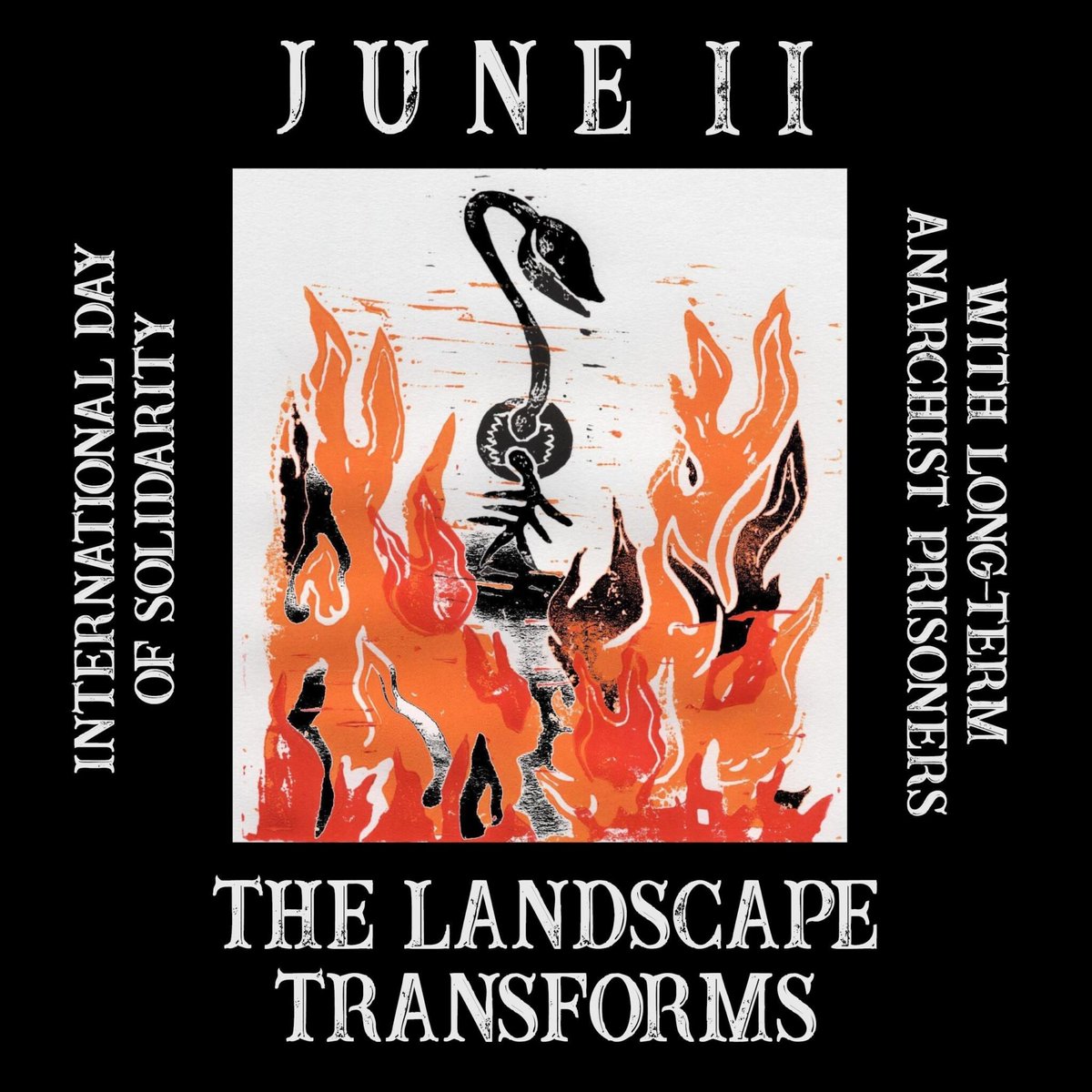 Today is International Day of Solidarity w/ Long-term Anarchist Prisoners
Join us in writing letters to political prisoners at 5 PM at Decatur Sq. Your support matters.
"My blood pumps still because you live and fight... I see through your eyes and dream with you." -Marius Mason