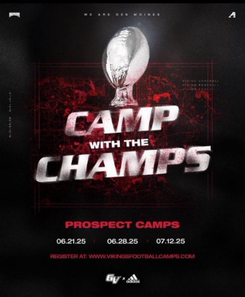 Thank you <a href="/CoachEJGVU/">EJ Peterson</a> for the camp invite