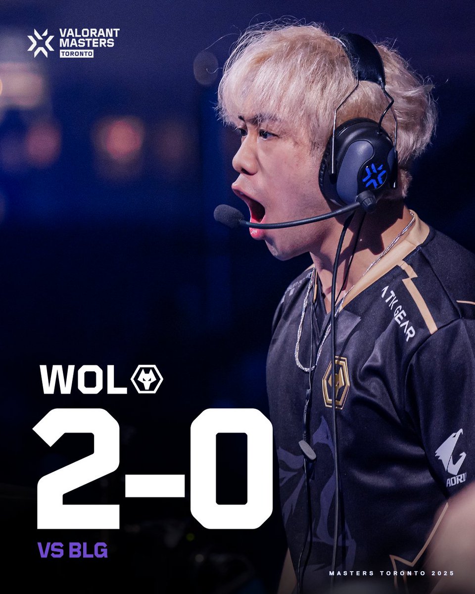 The pack was underestimated, but now they lead the hunt!

Wolves Esports sweep Bilibili Gaming and secure their spot in Playoffs 🐾 #VALORANTMaster