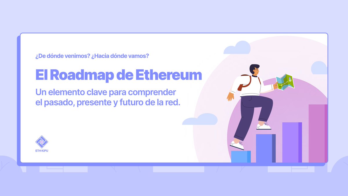 🤌 ¿Hacia dónde se dirige Ethereum?

Entre actualizaciones, propuestas y debates, es importante entender el rumbo general de la red.

🗺️ Para eso existe una herramienta clave: el Roadmap de Ethereum.

¡Te contamos todo en este hilo! 👇