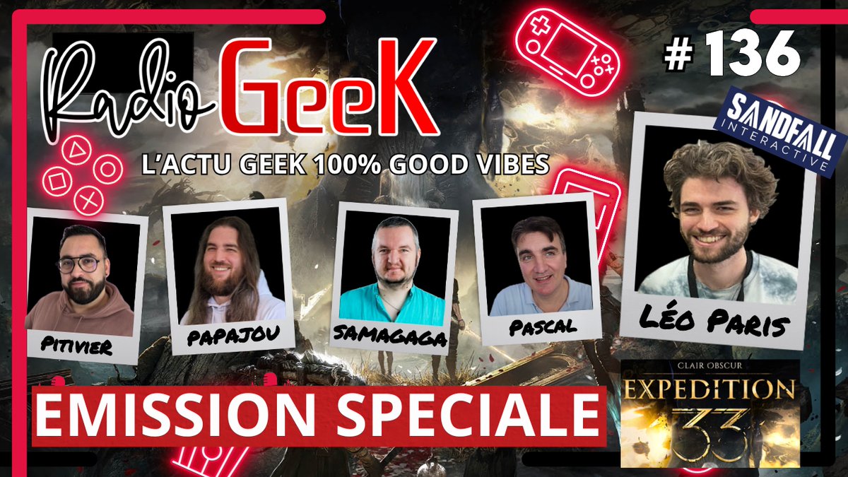 pitivier062's tweet photo. ON VS L'AVEZ PROMIS
On met le🔥à la #RadioGEEK lundi en recevant un membre de l'équipe de devs de #ClairObscurExpedition33 Gustave sera avec ns sur la chaine #YouTube #Famille2Geek à 21h15 pr une interview exclusive pr tt savoir sur les coulisses du jeu
▶️https://t.co/plPqmAIv02 https://t.co/hFKWltVVoR