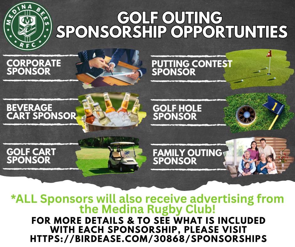 Medina Boys Rugby (@medinarugby) on Twitter photo 1 MONTH UNTIL TEE TIME! ⛳️
The annual Medina Rugby Golf Outing is August 17th!
Get your 4-some together for a fun day of golf and games!
Click Here to Register and More Info: birdease.com/MedinaRugby2025
<a href="/medinaathletics/">Medina Athletics</a> <a href="/MedinaBoosters/">MedinaBoosters</a> <a href="/MCScomm1/">MCS Communications</a> 1 MONTH UNTIL TEE TIME! ⛳️
The annual Medina Rugby Golf Outing is August 17th!
Get your 4-some together for a fun day of golf and games!
Click Here to Register and More Info: birdease.com/MedinaRugby2025
<a href="/medinaathletics/">Medina Athletics</a> <a href="/MedinaBoosters/">MedinaBoosters</a> <a href="/MCScomm1/">MCS Communications</a>