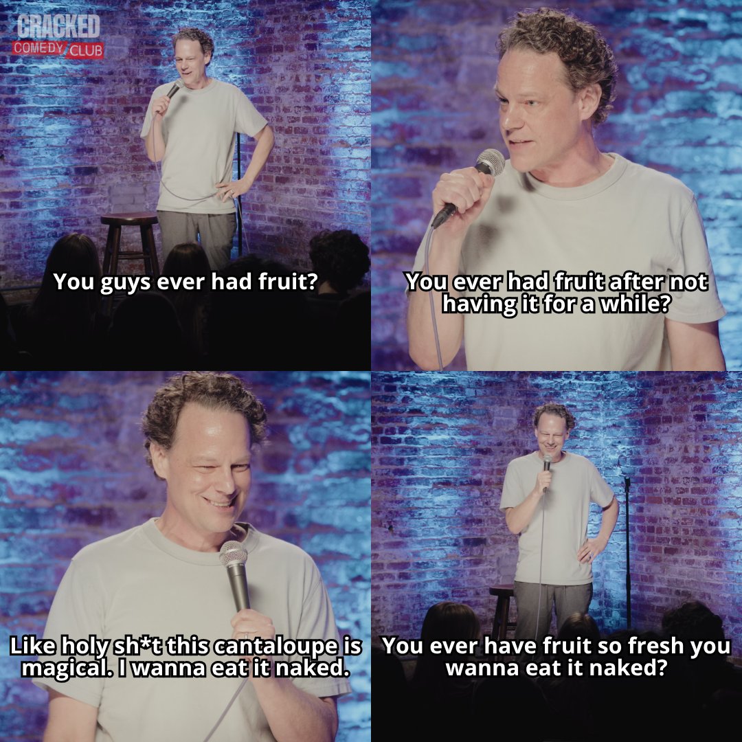 Fruit, ever heard of it? Watch Rob's full set HERE! youtu.be/t1WrV0jUZ9k