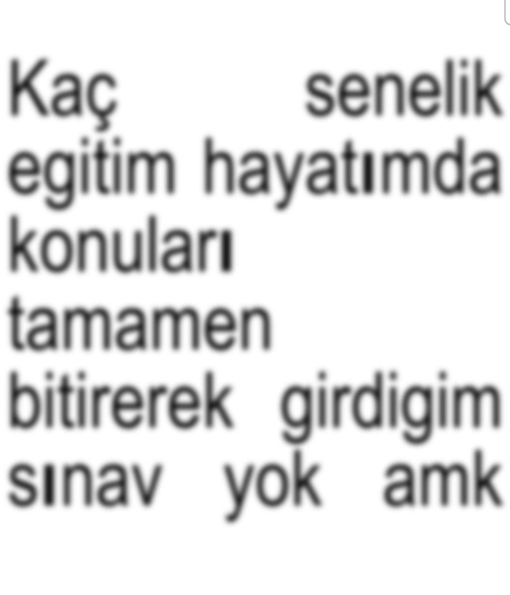 bir tane bile yok