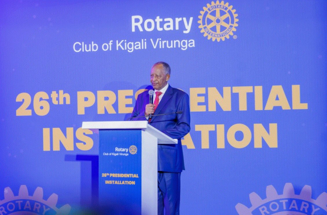 #Ulk Founder and President Prof. Dr Rwigamba Balinda awarded by Rotary Club of Kigali Virunga for his great contribution to education during #RotaryKV 26th  Presidential installation ceremony.
#WeAreUlk 
#RotaryKV