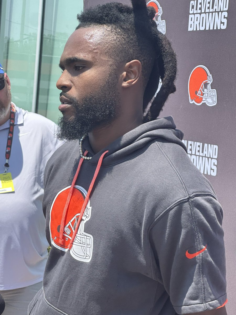 Diontea Johnson says the only team to call him in the offseason was the #Browns. 

About last season bouncing around three different teams: “Last year is last year. We’re just worried about this year.”
<a href="/fox8news/">fox8news</a>