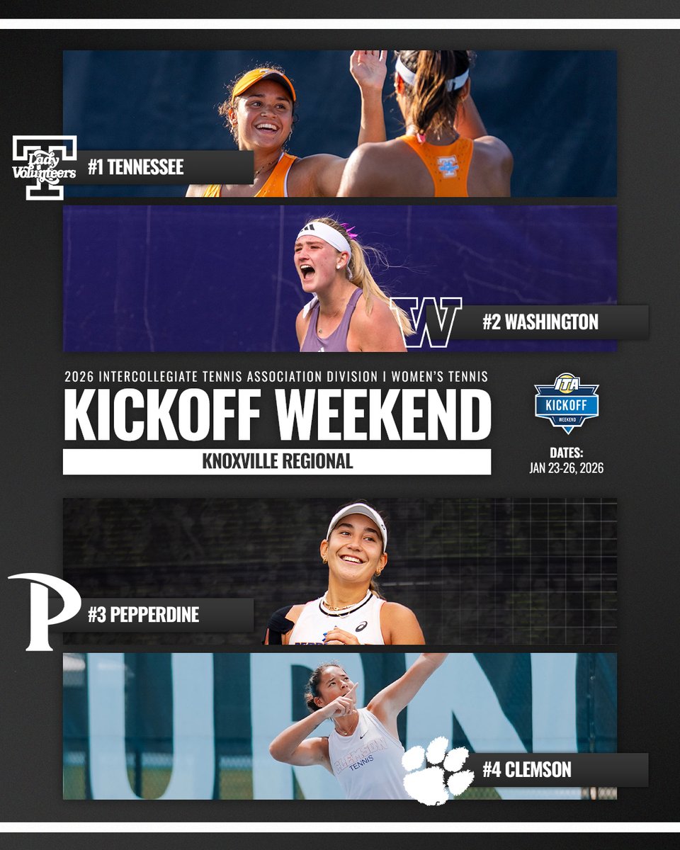 Headed To Knoxville Next Spring 🛫

#WeAreCollegeTennis | #ITAKickoff