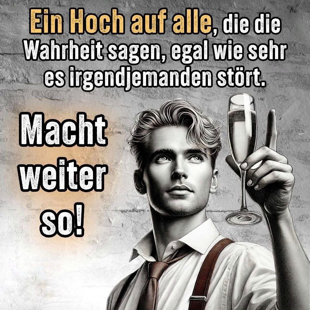 Genau macht weiter so 👍👍