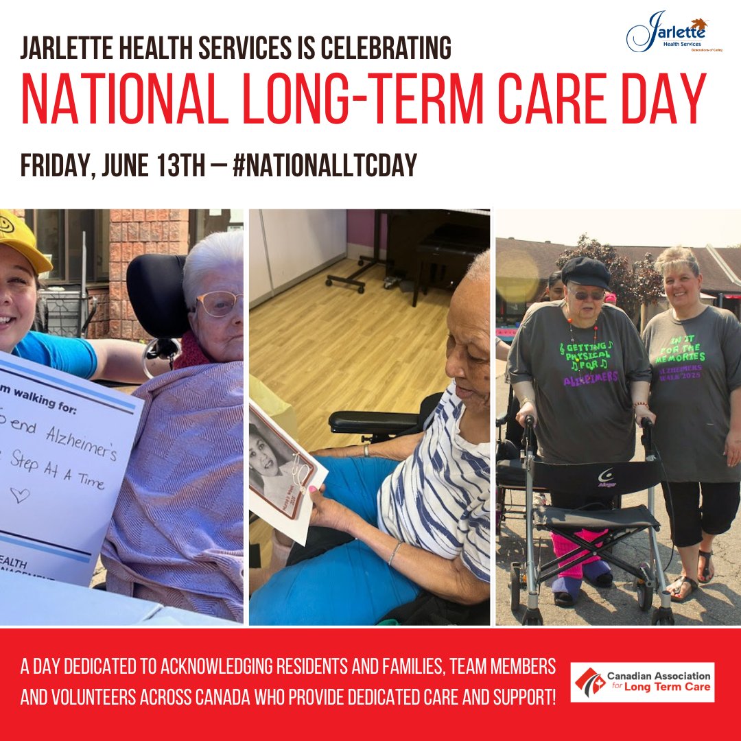 National Long-Term Care Day is dedicated to acknowledging residents and families, team members and volunteers across Canada who provide dedicated care and support! Together, we are a community! <a href="/OLTCAnews/">Ontario LTC Assoc.</a> #nationalltcday #communities #LongTermCare