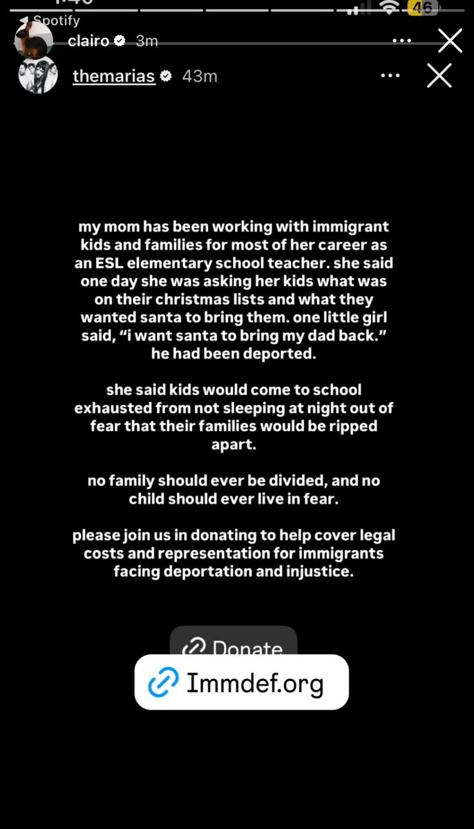 Claire via ig story ❤️