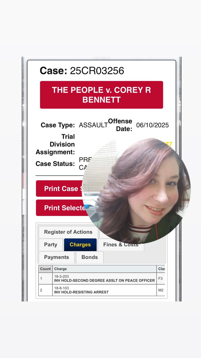 dobetterdnvr's tweet image. 🚨 BREAKING: Corey Rae Bennett was arrested at last night’s protest, charged with 2nd-degree assault on a peace officer. 👮‍♂️ Bennett’s no stranger to legal trouble, with past charges including assault, drugging a victim, child neglect, and more. #News #Protest #CrimeWatch…