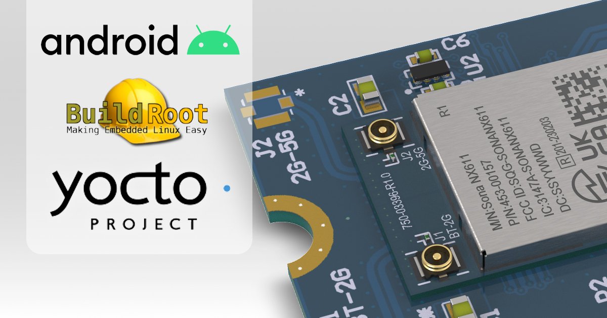 ezurio_llc's tweet image. We’ve launched #software updates of #Android, #Yocto, and #Buildroot (v12.103.8.3) — now available for the NX611 radio.

Android: bit.ly/43CO4LI
Yocto: bit.ly/4mXVeSd
Buildroot: bit.ly/3FZC7GK
