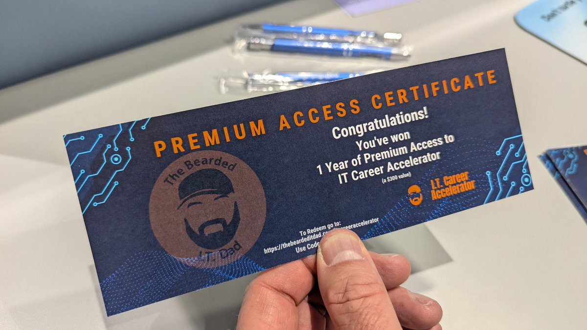 The Bearded I.T. Dad (@thebeardeditdad) on Twitter photo Giving away some epic swag and vouchers worth $1,600 at 1:30pm today during our live podcast recording at the <a href="/goPathSolutions/">PathSolutions</a> booth.
#CiscoLive Giving away some epic swag and vouchers worth $1,600 at 1:30pm today during our live podcast recording at the <a href="/goPathSolutions/">PathSolutions</a> booth.
#CiscoLive