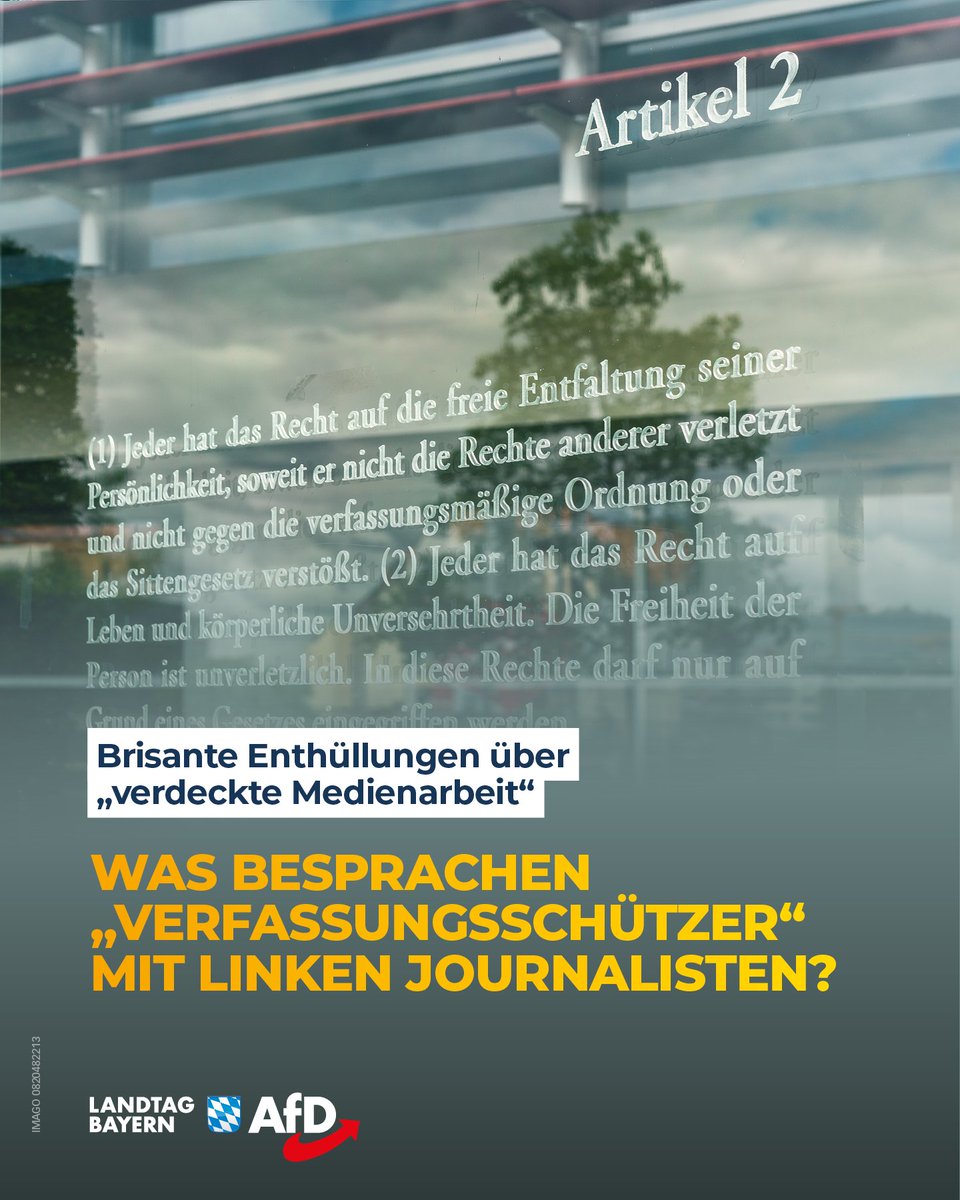 +++ Brisante Enthüllungen über „verdeckte Medienarbeit“ – Was besprachen „Verfassungsschützer“ mit linken Journalisten? +++

Vom früheren Verfassungsschutz-Präsidenten Thomas Haldenwang stammt der berüchtigte Satz: „Nicht allein der #Verfassungsschutz ist dafür zuständig,