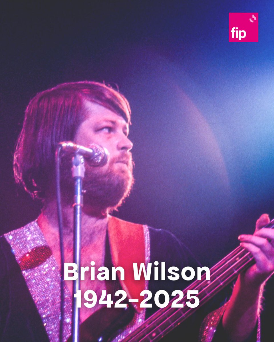 Génie absolu de la mélodie, la tête pensante et chantante des Beach Boys Brian Wilson vient de nous quitter 🖤 

Au revoir au maestro des "good vibrations" qui a influencé la pop sous toutes ses formes, de Paul McCartney aux Daft Punk en passant par DJ Mehdi 🕊️