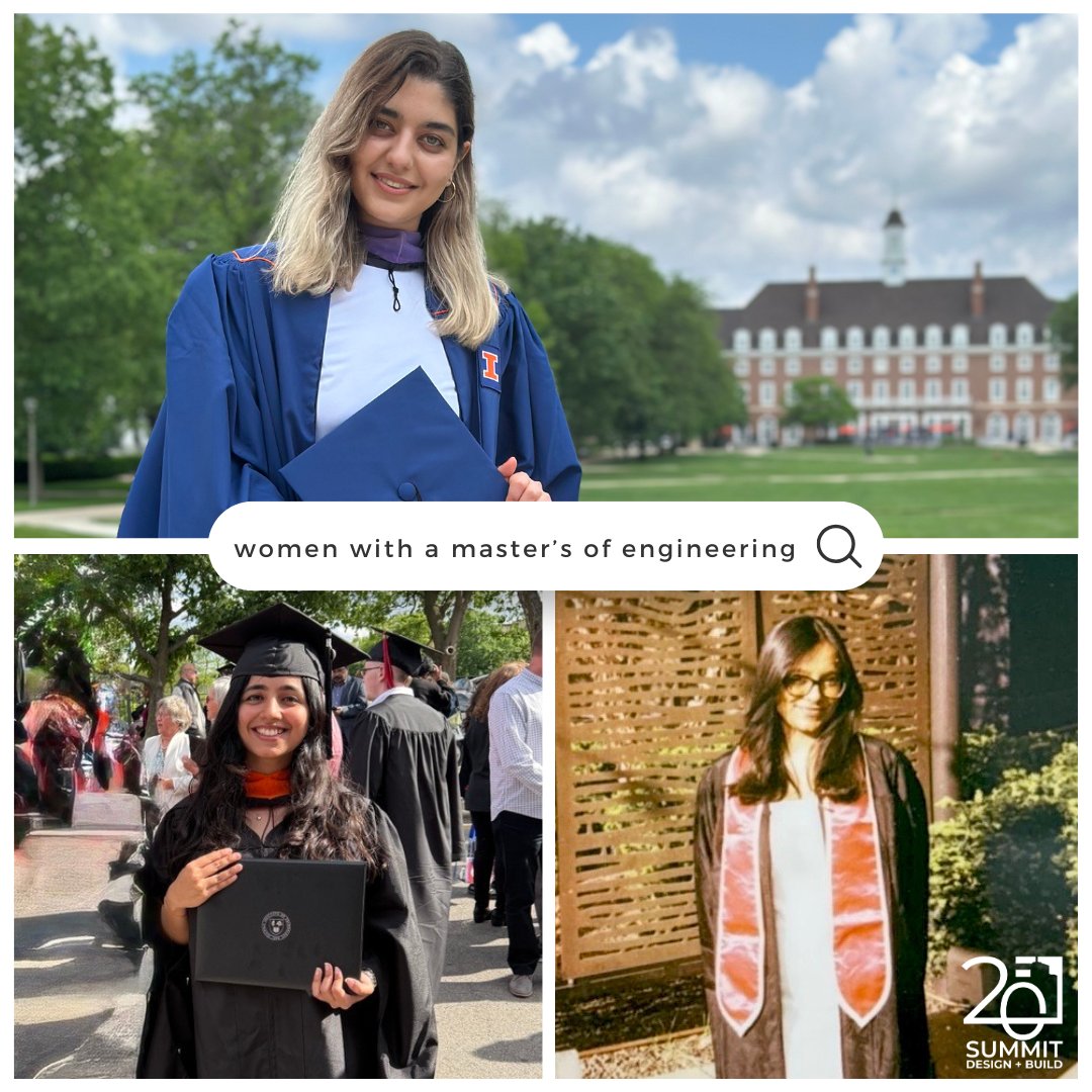 From grad caps to hard hats! 🎓👷‍♀️Krutika, Kosha &amp; Atousa are officially Project Engineers!

After earning their Master’s degrees &amp; interning with Summit, we’re thrilled to have them step into their next chapter with us.

#WomenInConstruction #LifeAtSummit