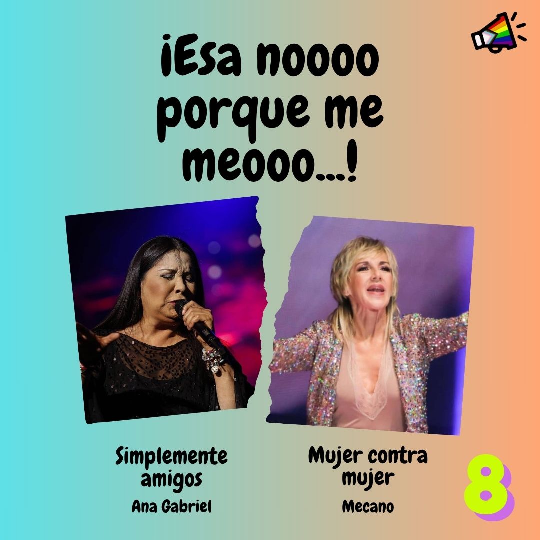 AltavozLgbt's tweet photo. ¡Un clásico de clásicos! Se lo lleva Ana Gabriel 😉 https://t.co/QE78rdMRbK