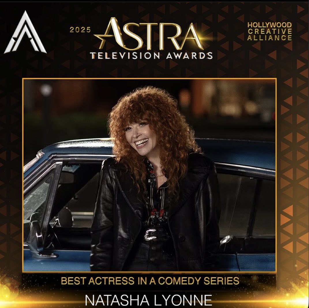 Congratulations to <a href="/nlyonne/">natasha lyonne</a> for winning the best actress award in a comedy show at the <a href="/TheAstraAwards/">The Astra Awards</a>. You deserve all the plaudits, all the credit! #pokerface #natashalyonne #TheAstras