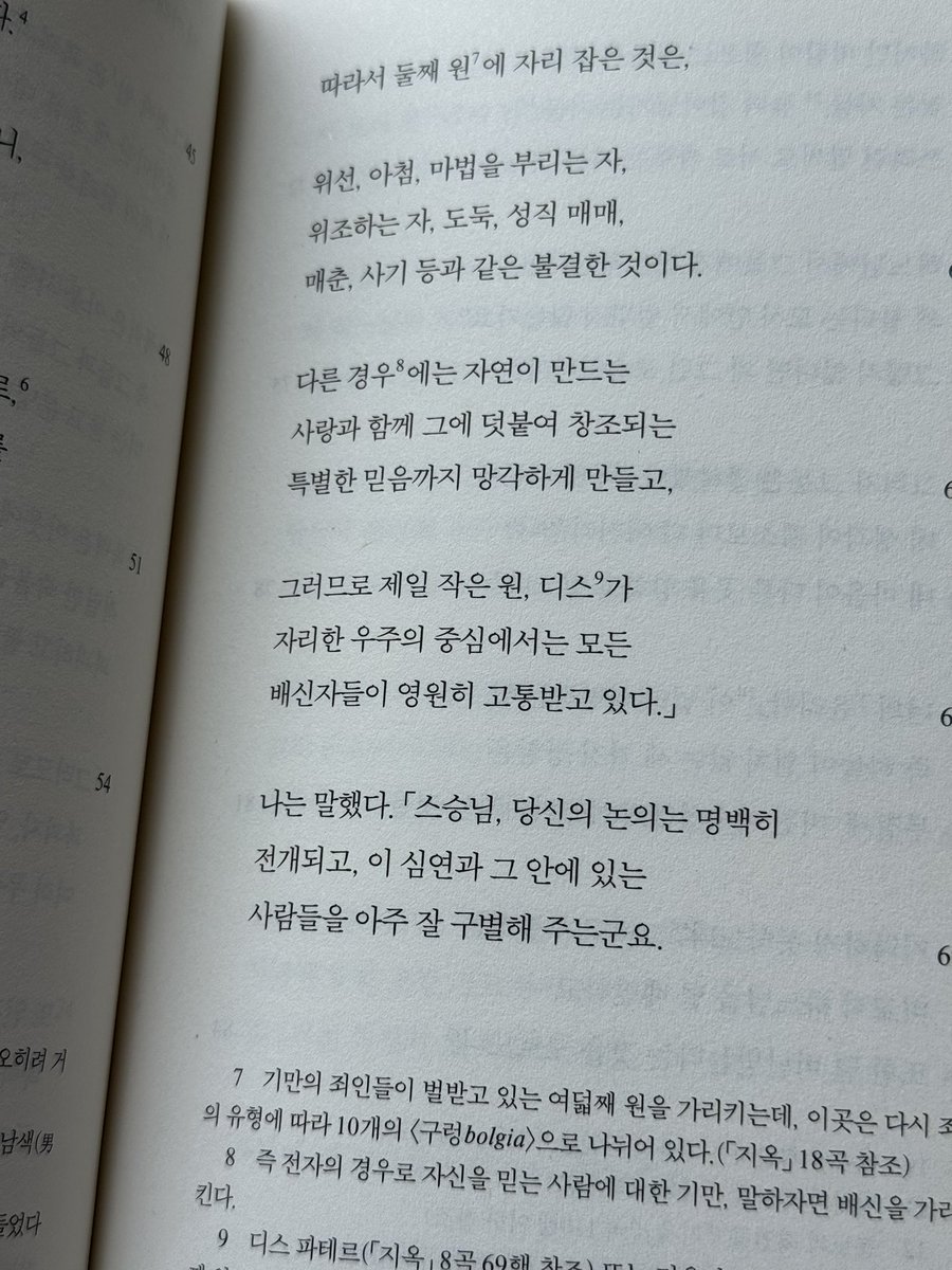읽다가 놀란 부분은 단테가 생각하는 가장 큰 죄가 자신을 믿어주는 사람들을 기만하는 것이어서… 되게 중세적이지 않은 사고방식이라 놀람+인프피적 자아가 큰 감동을 받음