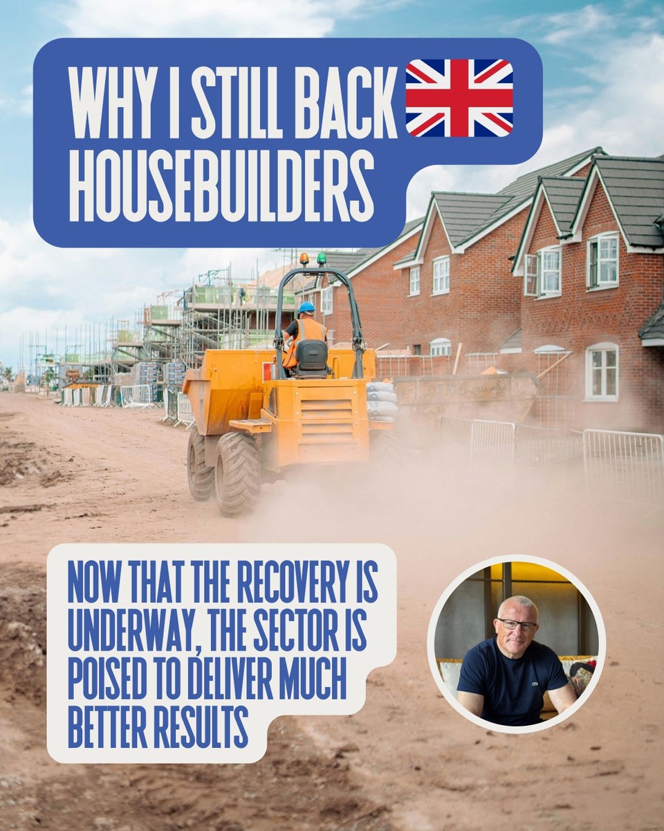 UK housebuilders are unloved. That’s why I still like them. Strong fundamentals, long-term demand, and a market pricing in too much pessimism. Read more: buff.ly/6QmNazf