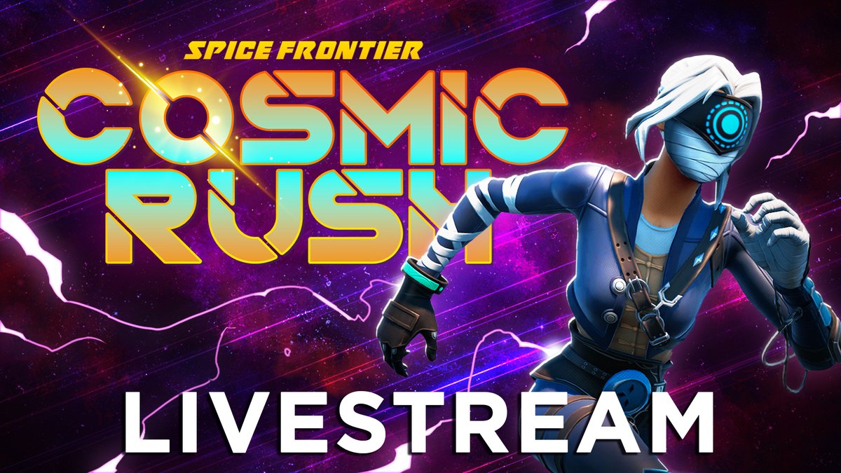 Want to play LIVE with the developers of Spice Frontier: Cosmic Rush?⭐️

We're streaming on the Steamroller Animation YT channel, Friday June 13th at 12pm EST!

Have a chance to play with the team (NA-East) and join us for a special Q&amp;A!🗣️

📺youtube.com/watch?v=R06oFA…