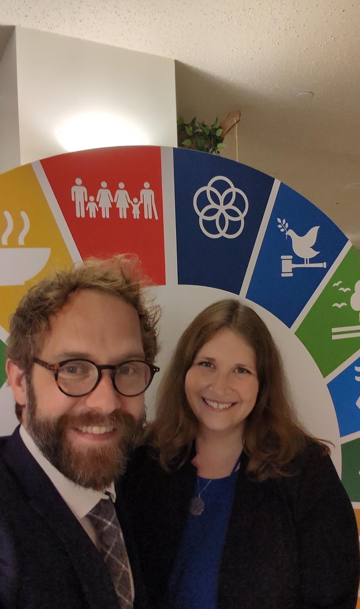 IFESDisability's tweet image. .@IFES1987 Sr. #Inclusion Advsr Virginia Atkinson & Sr. #Digital Democracy Advsr Matt Bailey are all smiles after the launch of our #OpenData on #Accessible elections technology. This initiative also supports @SDG2030 Goal 16 and more inclusive societies! electionaccess.org/election-tech-…