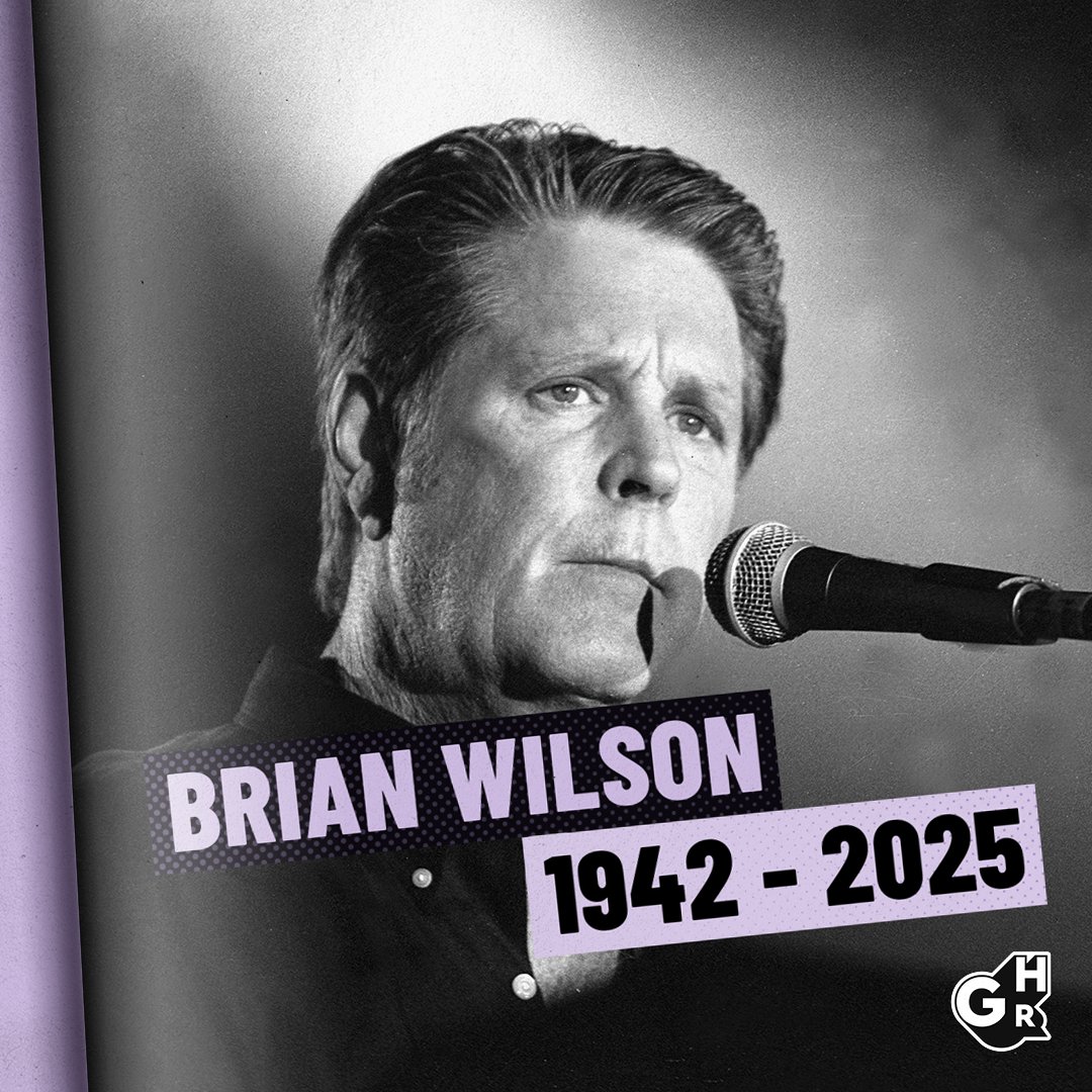 We are saddened to hear about the loss of Beach Boys co-founder Brian Wilson. 🤍
 
His influence on music and popular culture is immeasurable and our thoughts are with his family, friends and Beach Boys fans across the world at this time.