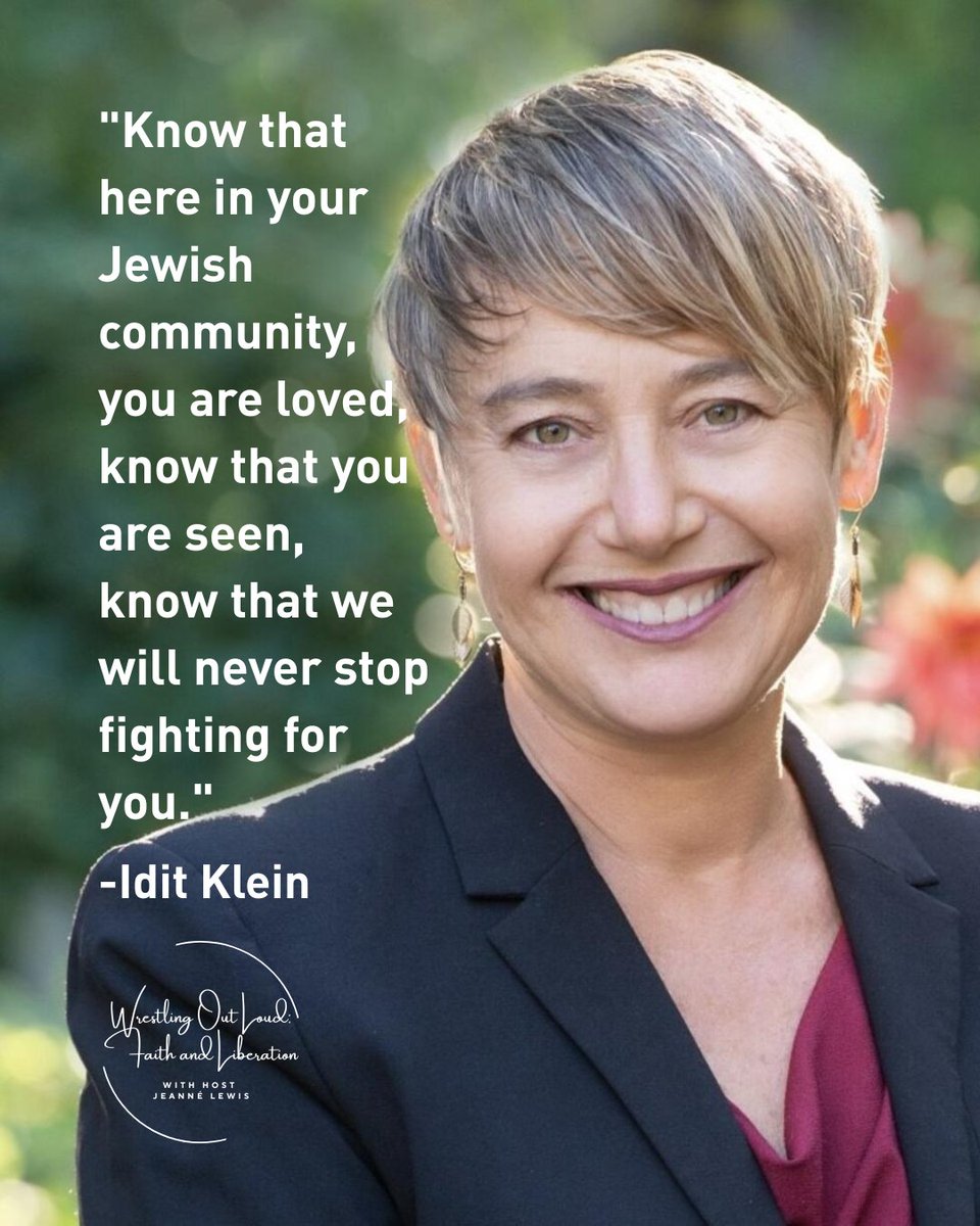 In this week’s episode of Wrestling Out Loud, Jeanné Lewis speaks with visionary Jewish leader and LGBTQ+ advocate, Idit Klein about courage, belonging, and meeting the moment we are in with transformative leadership.

"Know that here in your Jewish community, you are loved, know