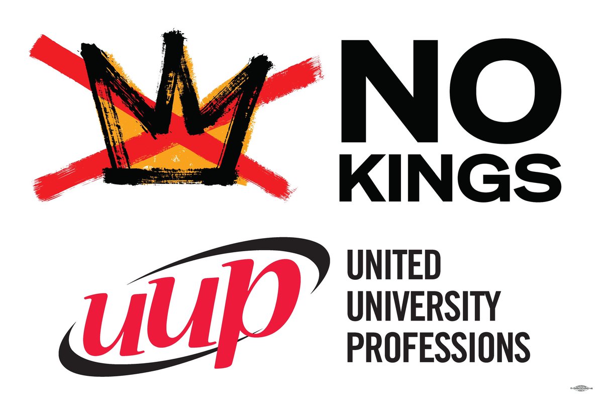 On Saturday, June 14, millions will come together across the country for #NoKings peaceful protests and rallies. There are events happening across New York State. Learn more and download UUP signs at: uupinfo.org/communications…