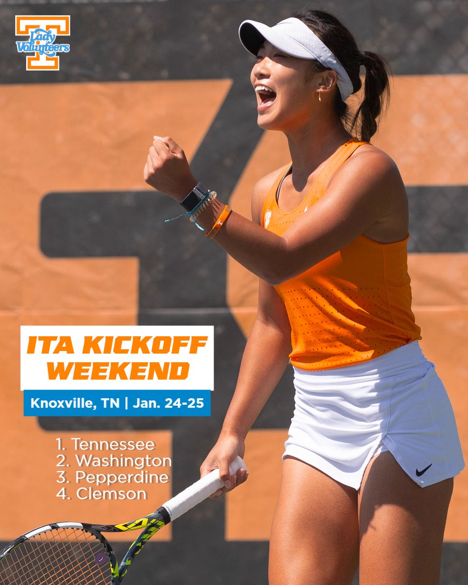 The bracket is set for 2026 <a href="/ITA_Tennis/">ITA</a> Kickoff Weekend on Rocky Top 👀