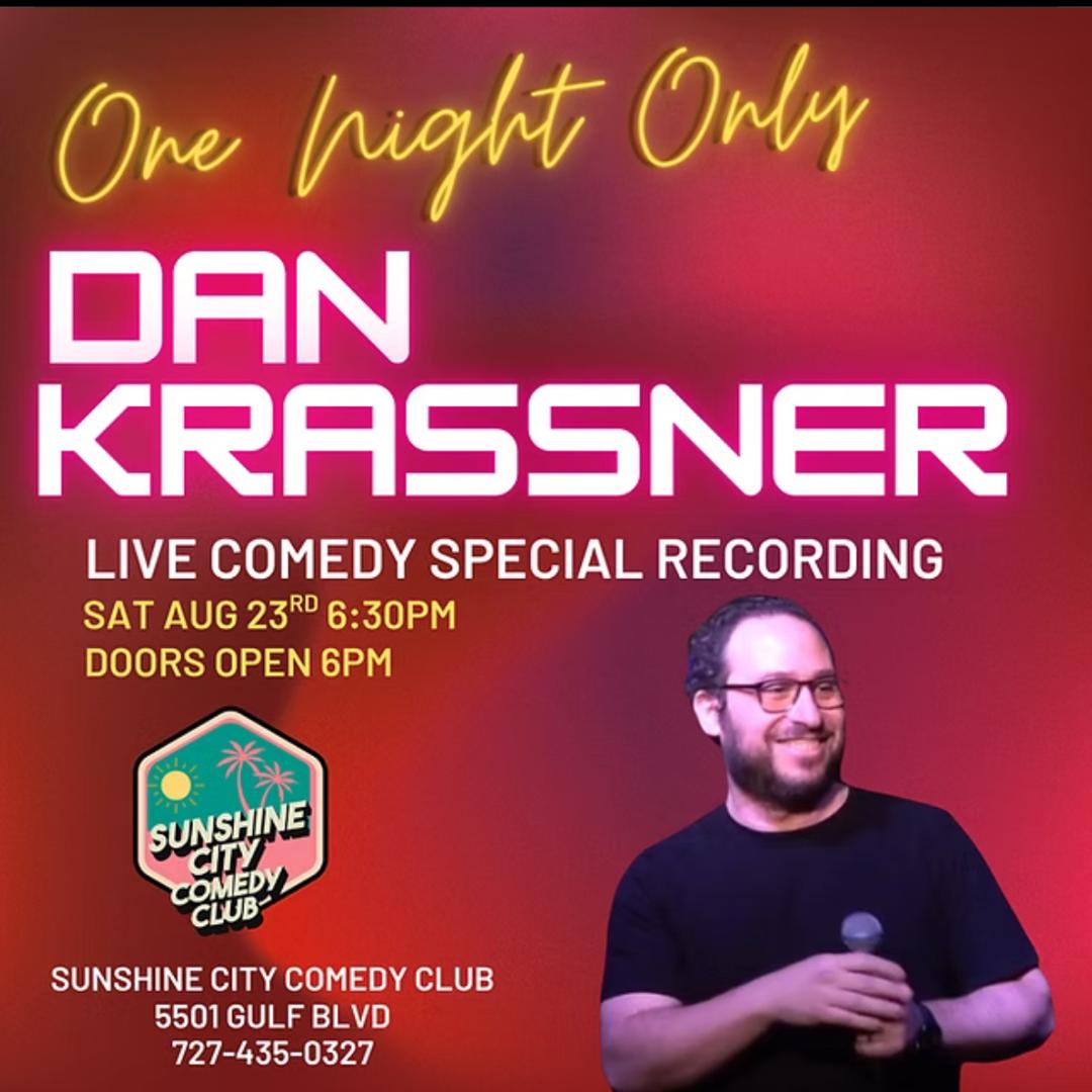 dankrassner's tweet image. I’m filming my first stand-up comedy special.
📍 St. Pete Beach
📆 August 23
🎟️ 70 seats, $20
🎫 Tickets: sunshinecitycomedyclub.com/event-details/…
Let’s goooooooo!!!!!!!! 🎤🔥 #StandUpComedy #ComedySpecial #StPete #LiveComedy