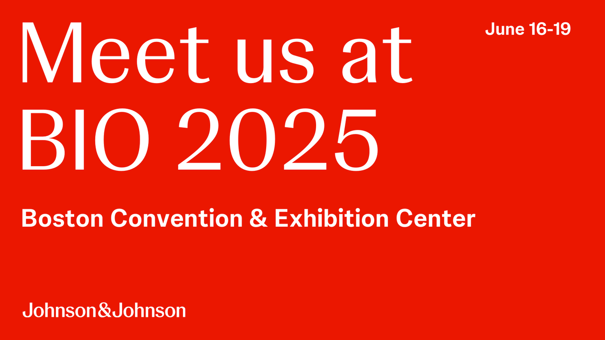 JNJInnovation's tweet image. Next week we are heading to Boston for BIO 2025. We're looking forward to meeting attendees and discussing the future of innovation. Stop by our partnering suite to meet with our team and be sure to attend a session or two featuring our leadership! jji.jnj/4msP9Ny