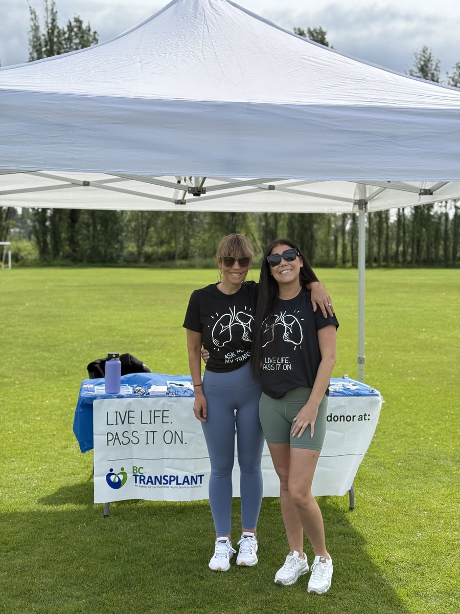 BC Transplant was invited to attend The Walk to Make Cystic Fibrosis History in Vancouver in May. We were represented by two incredible volunteers: Erica, a double-lung recipient, and Miranda, a kidney and two-time double-lung recipient. Thank you to both for representing BCT!