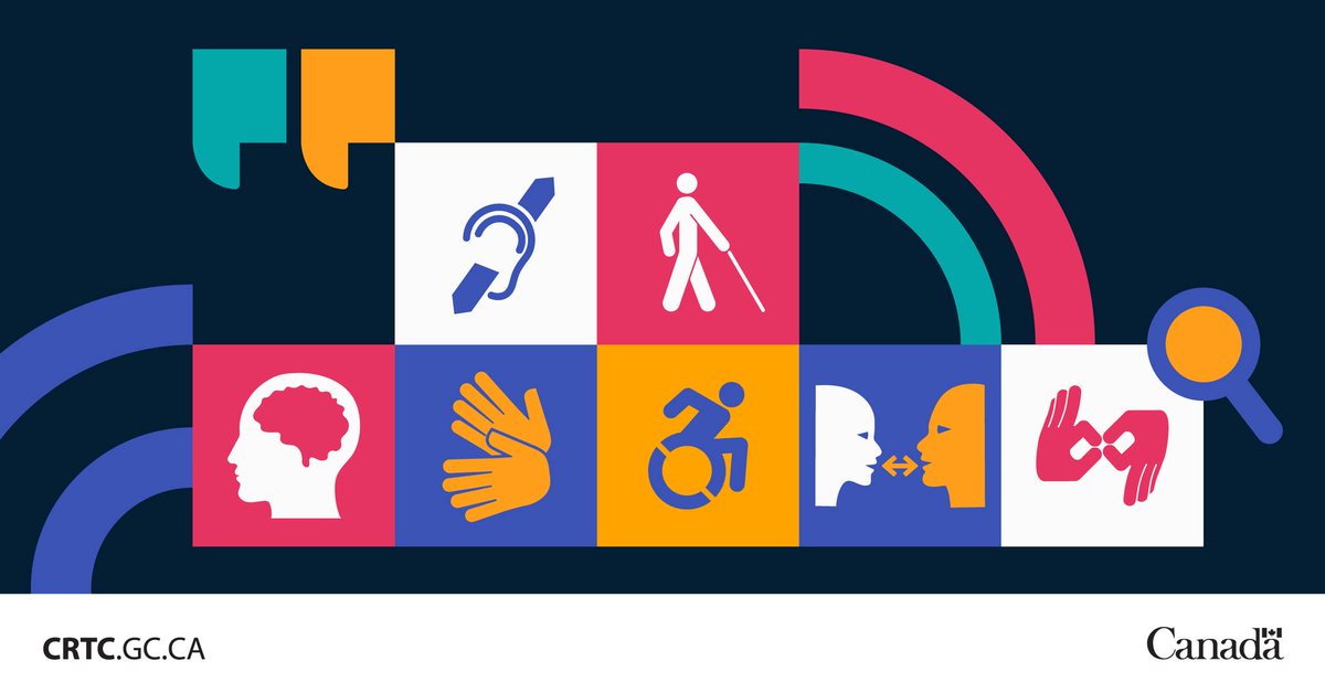 CRTCeng's tweet image. 📰 Stay informed, inspired, and connected!
The CRTC’s Accessibility mailing list delivers updates on new initiatives, insights from the disability community, and more.
Subscribe now! ➡️ ow.ly/PELV50W7UXW