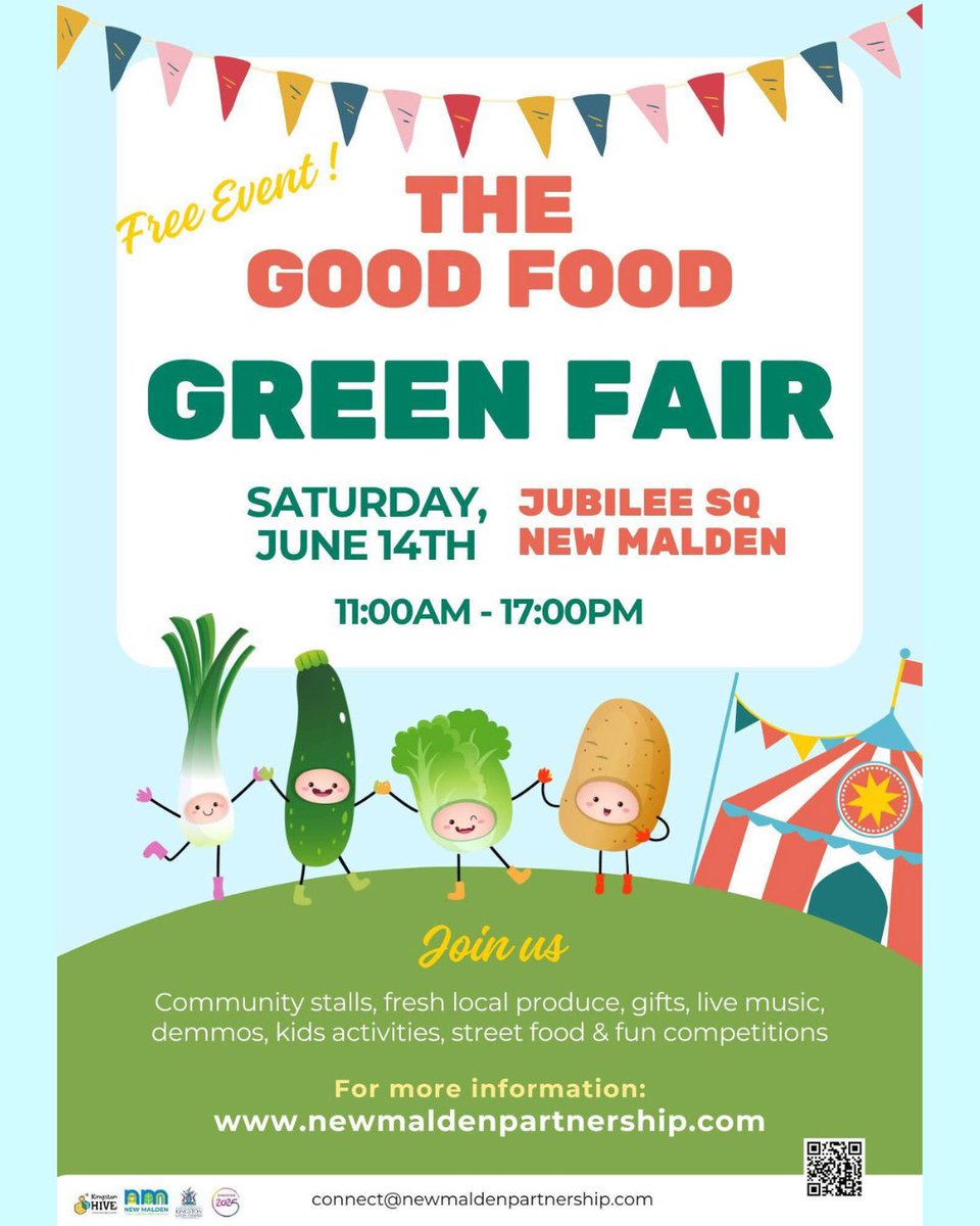 Save The World Club (@stwccharity) on Twitter photo We'll be taking part at the Good #Food #GreenFair with <a href="/nm_partnership/">New Malden Town Centre Partnership</a>, a fantastic event with delicious food, great #music and creative family activities, promoting local food #growing and #community connection.
🗓Where and When:
📍Jubilee Square, New Malden, 11am - 5pm⏰. We'll be taking part at the Good #Food #GreenFair with <a href="/nm_partnership/">New Malden Town Centre Partnership</a>, a fantastic event with delicious food, great #music and creative family activities, promoting local food #growing and #community connection.
🗓Where and When:
📍Jubilee Square, New Malden, 11am - 5pm⏰.