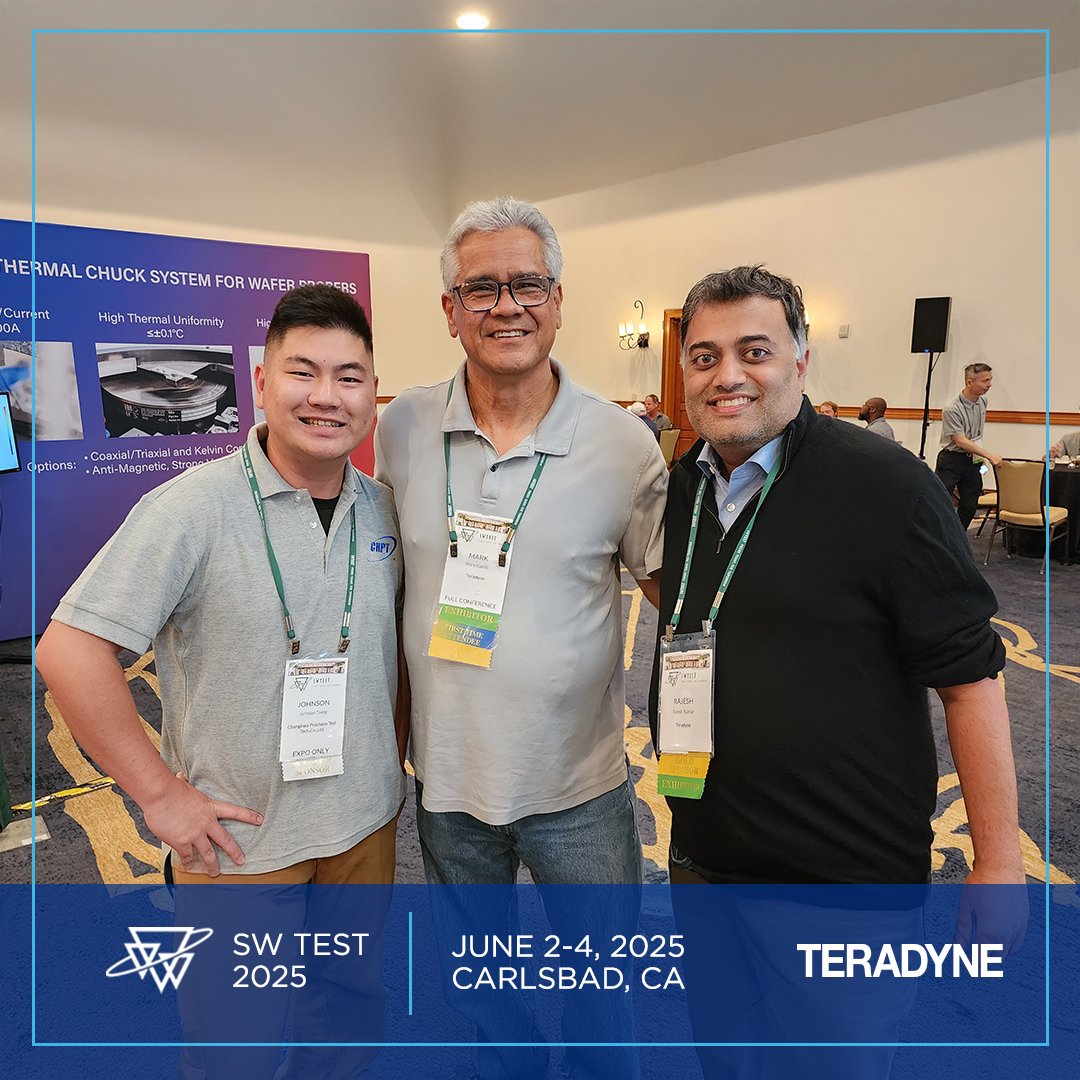 Recapping our time at SW Test 2025

What a great week of conversations, insights, and connections!
Thank you to everyone who visited our booth. We’re looking forward to partnering on what’s next in semiconductor test.

#SWTest2025 #Semiconductor #WaferTest