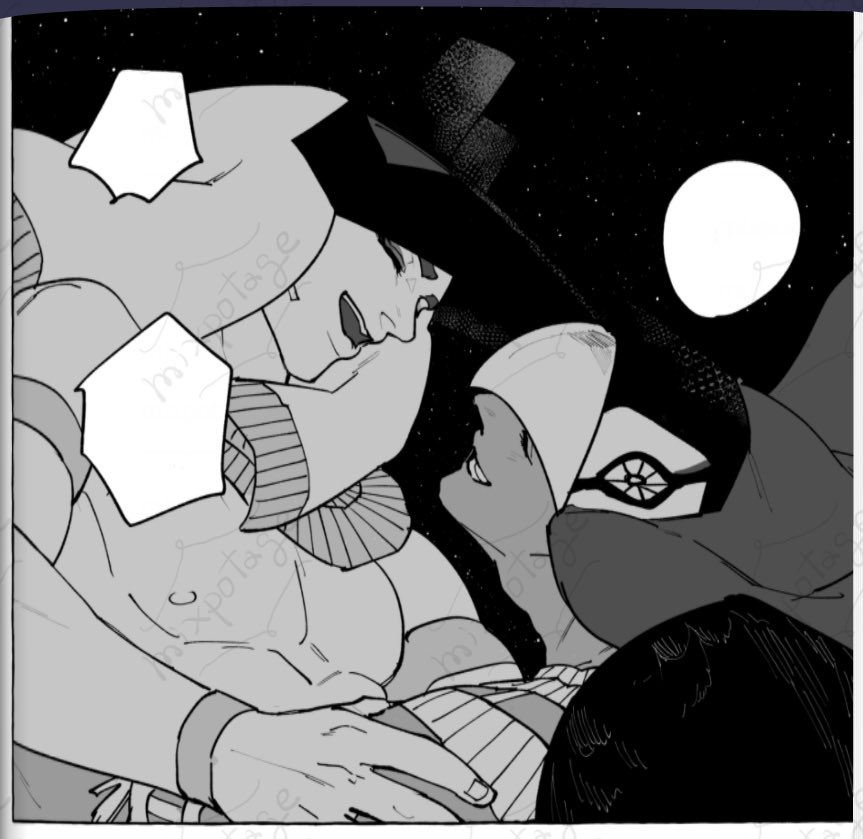 昔の描いてて楽しかったやつ、戦うのもイチャつくのも愛しいホルセト、これからも見守らせてくれ