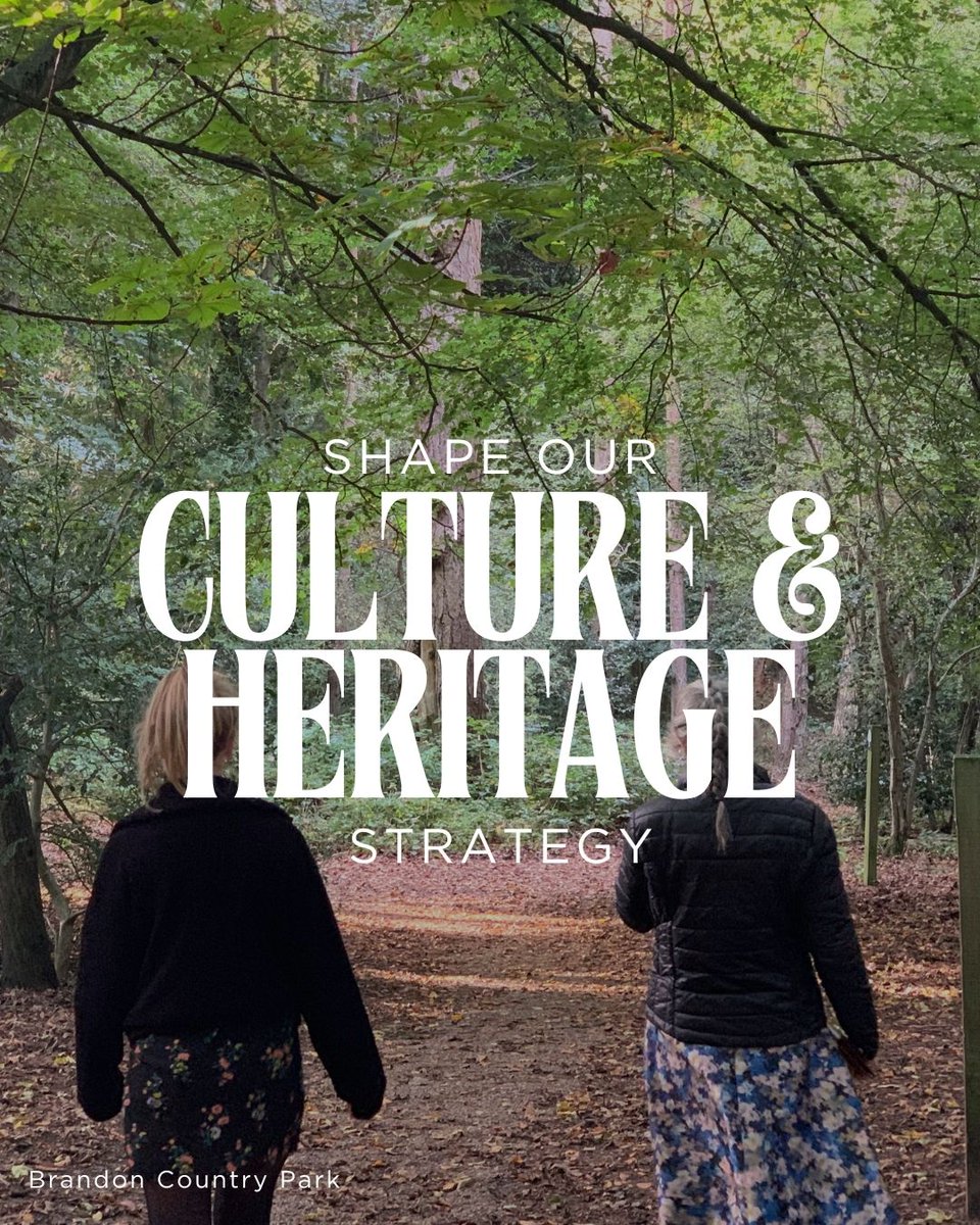 West Suffolk Council is creating a new Culture and Heritage Strategy—and we need your insights! Whether you’re a regular at The Apex, part of a local history group, or just love exploring our beautiful towns and villages, your voice matters.
Take part now: orlo.uk/ZssDo