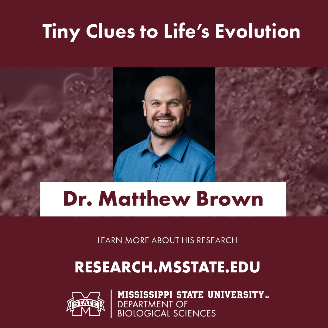How did life evolve from single cells to complex forms? 🧬
Dr. Matthew Brown studies slime molds to uncover how multicellularity evolved—again and again—across the tree of life.
🔗 research.msstate.edu
#MSUResearch #Evolution #LifeScience