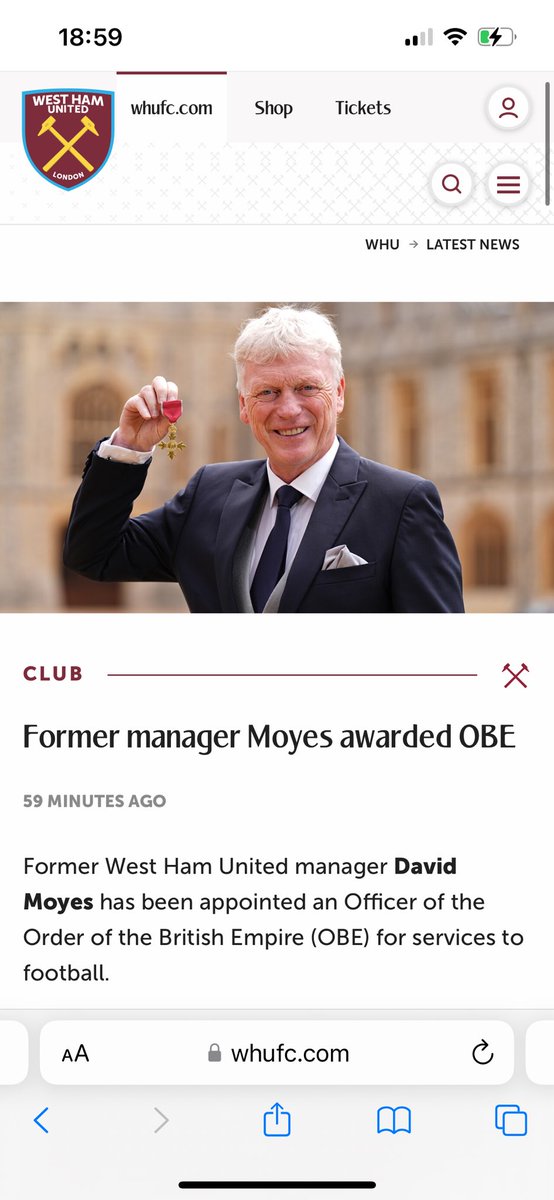 FINALLY WEST HAM ! 👏